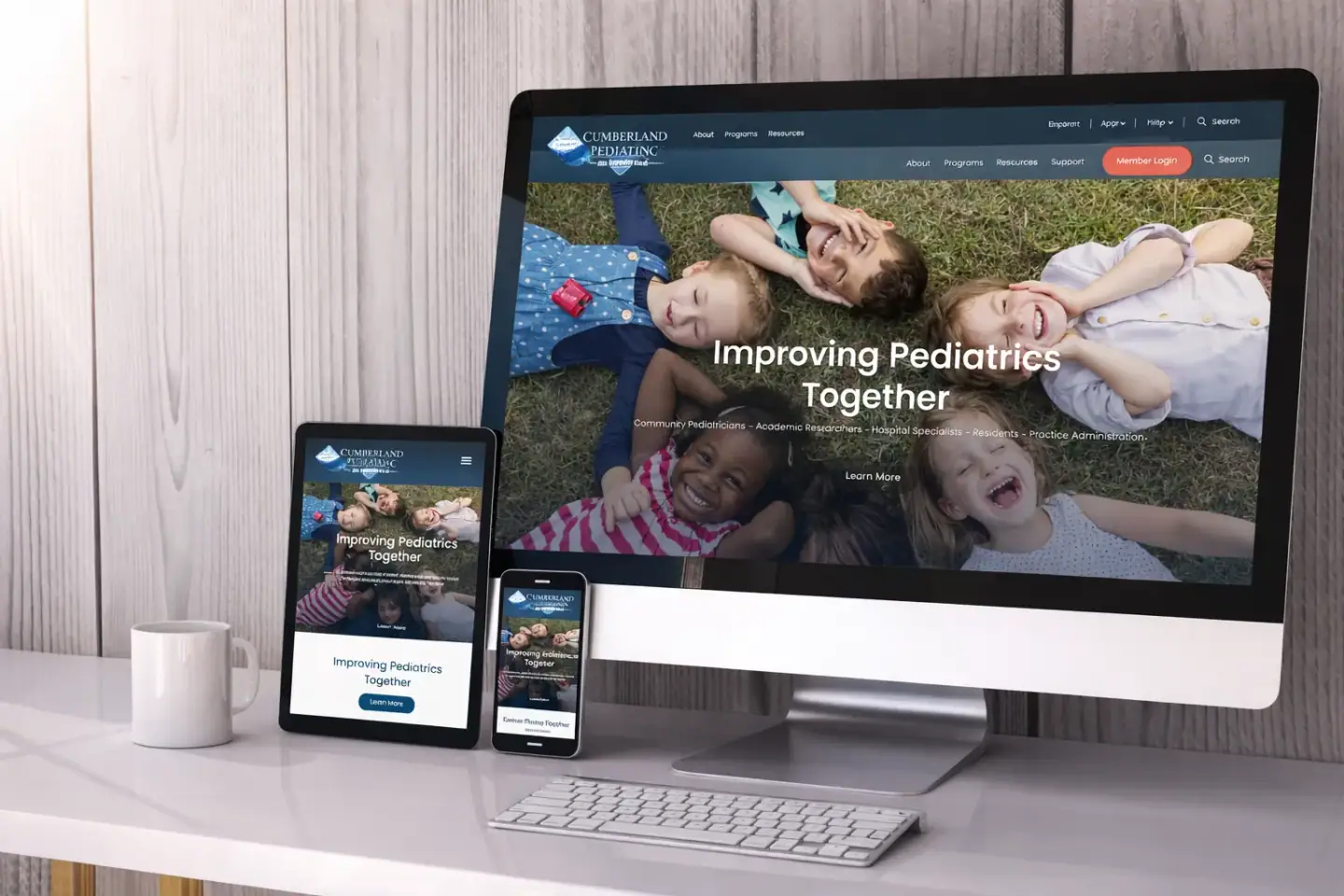 Website für klinische Forschungsstiftung